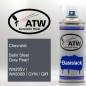 Preview: Chevrolet, Satin Steel Gray Pearl, WA205V / WA500B / GYM / GIR: 400ml Sprühdose, von ATW Autoteile West.